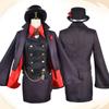 Cosplay Kostüm Hu Tao Top Rock Weste Uniform Anzug Hitzebeständige Synthese Perücke Karneval Party Kostüme Perücken Hut
