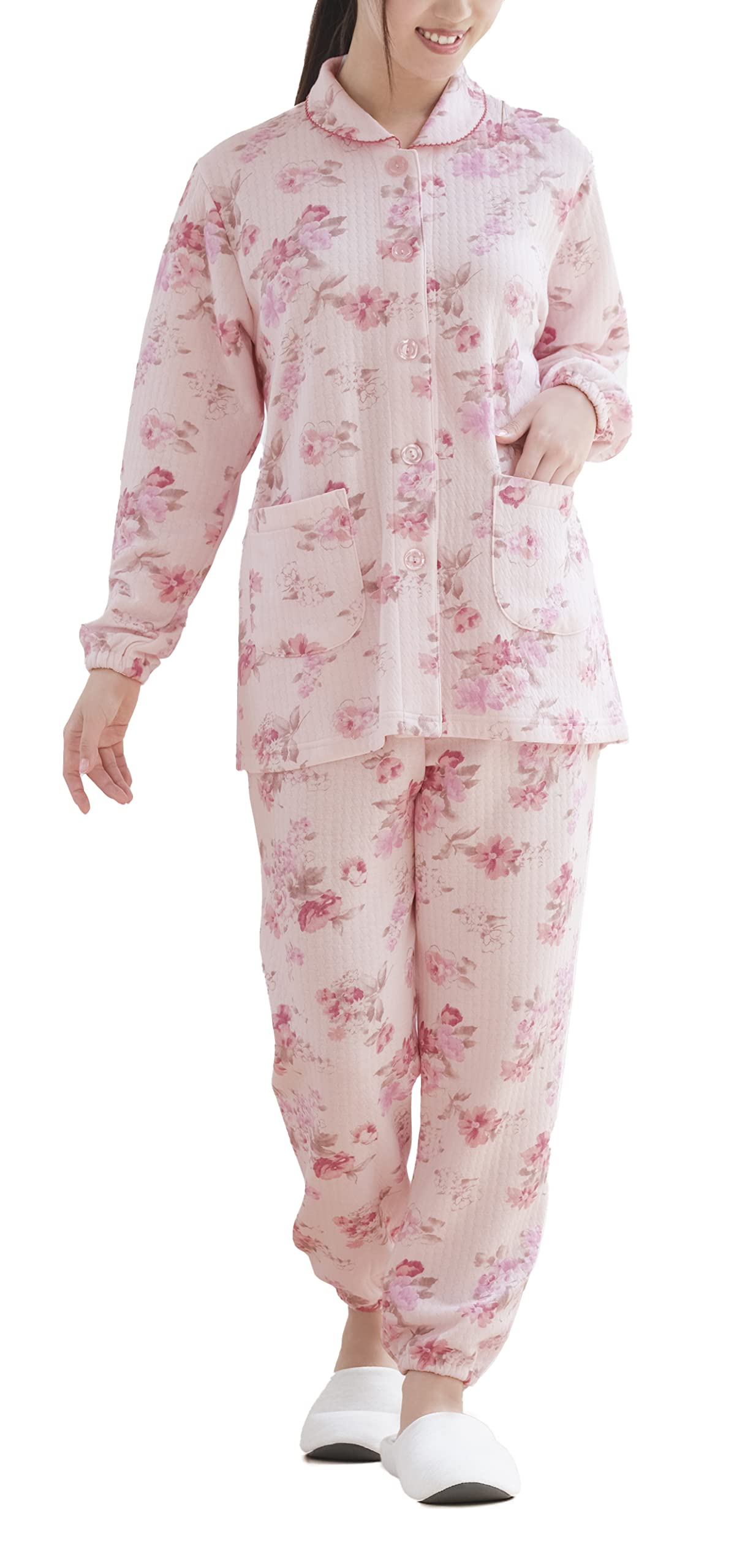 

petite and have soft and warm pajamas in pink MP I m