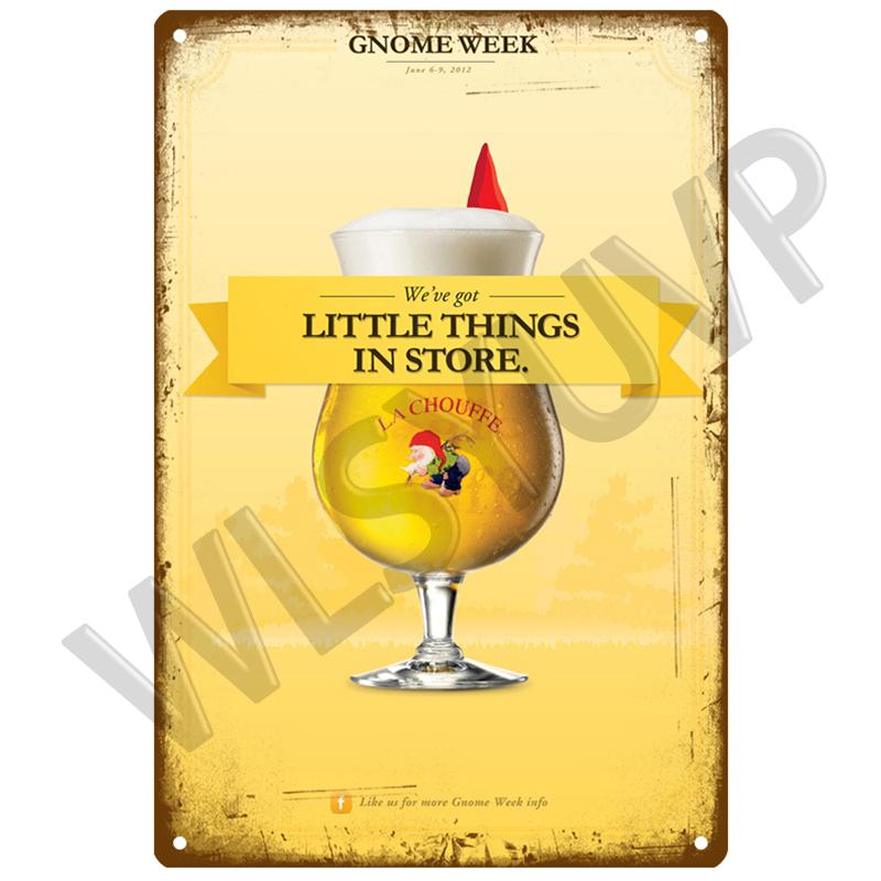 Hertog Jan Retro La Chouffe Metallskilt Blikkskilt Whisky Belgia Øl Plakett Metall Veggdekor Vintage Dekor Plakater Skilt Man Cave