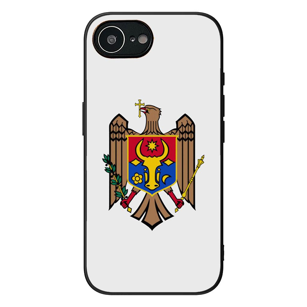 

Cover for Apple iPhone 16 15 14 Plus 13 12 Mini 17 Pro Max + ProMax 16E Air 16+ 15+ Coque Phone Case Republic of Moldova Flag iPhone 16