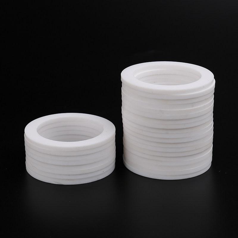 Guarnizione Piana in PTFE Rondella Piana M2 M2.5 M3 M4 M5 M6 M8~M12 Distanziatore Resistente alle Alte Temperature Guarnizione Bianca di Tenuta per Giunto Tubo Acqua