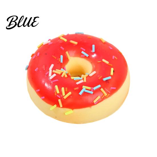 Realistic Donut Toy Squeeze Soft Slow Rebound Stress Relief 7cm Cute Reliever Simulation for Kids Adults Desktop Decoration Baking Prop Photo