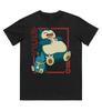 Pokémon Anime Greninja Black Short Sleeved Tshirt for Men and Women Summer New Harajuku Loose Casual Versatile Top