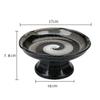 Creative Japanese Ceramic Plate with High Feet Saucer Saucer Snack Tea Dessert Plates Snack Plate Fruit Plate Bowls Ramekin