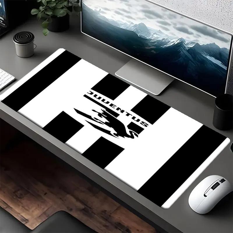 Juventus Football Club Theme Mouse Pad, Non Slip Rubber Base, Multifunctional Office & Home Decor, Perfect for Workspace Personalization.