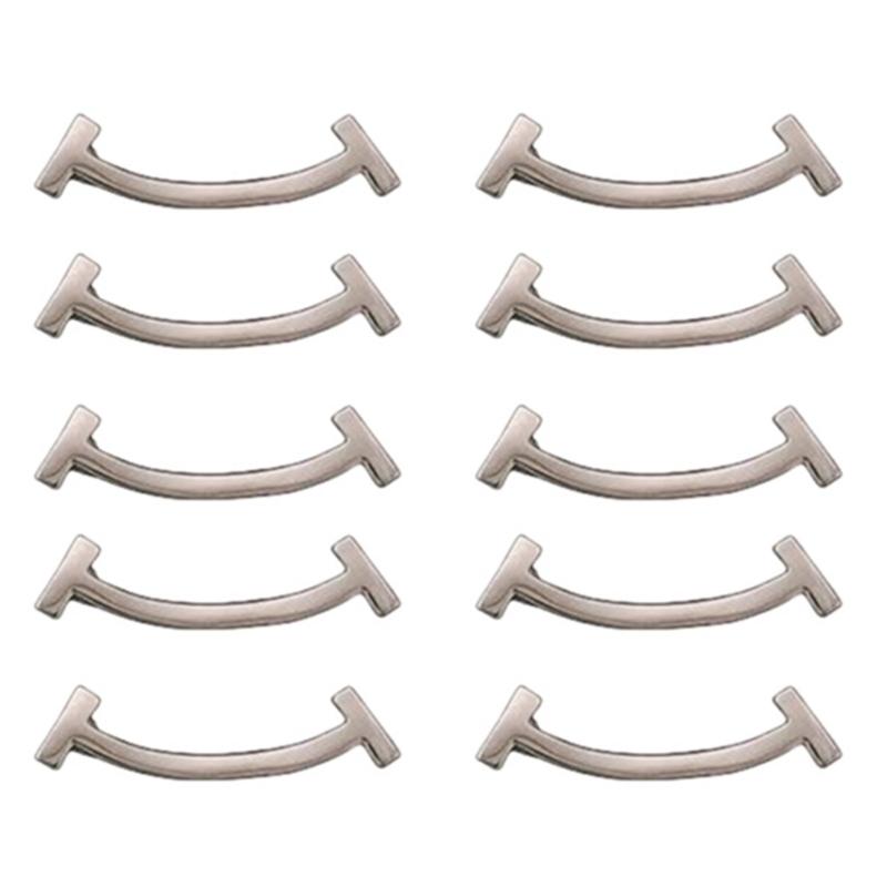 

10 Pack Fashion Brooch Smile Brooch Stylish Clothing Pin Fixed Clothes Pin Sweater Pin Coat Clothing Jewelry Accessory