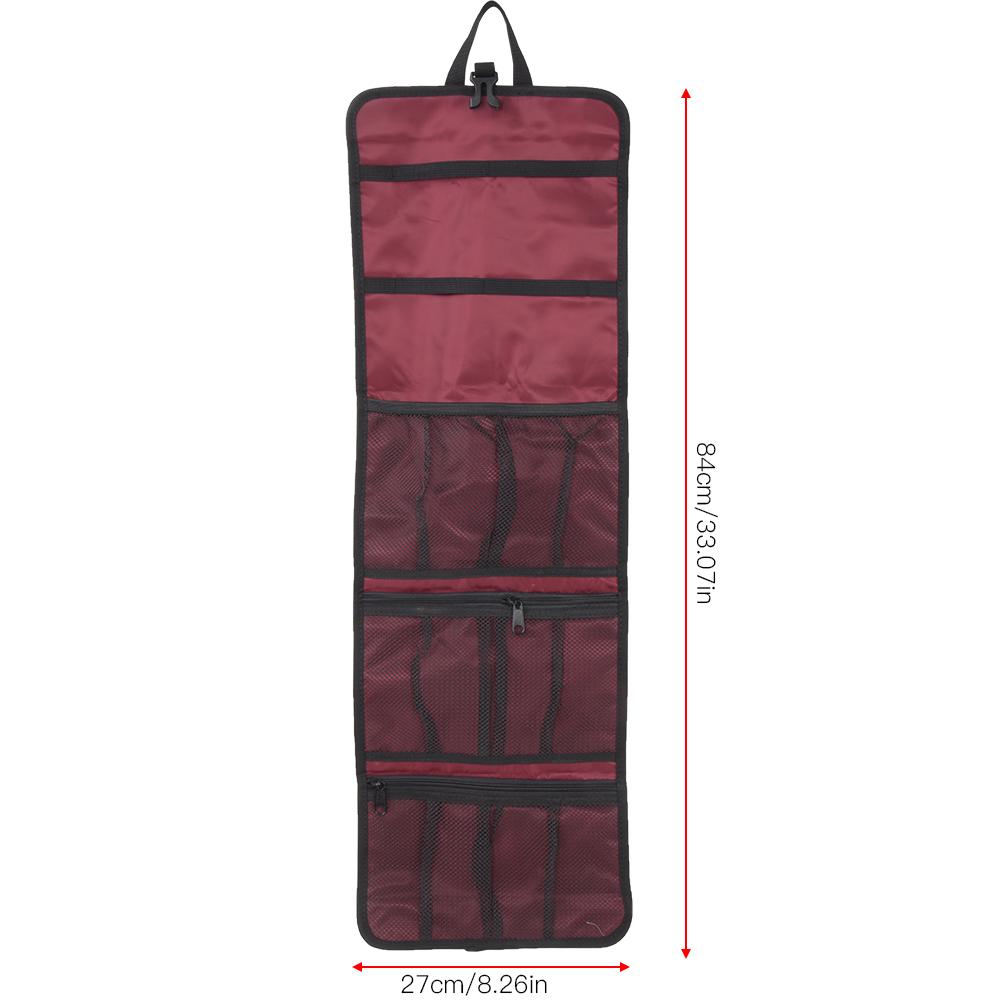 Purple Red Nylon Outdoor Rock Ice Climbing Mountaineering Equipment Storage Bag Quick Hanging Pouch