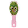 Brosse à cheveux - Chouette - Verte - PVC - 12x4x3 cm - Pour enfants