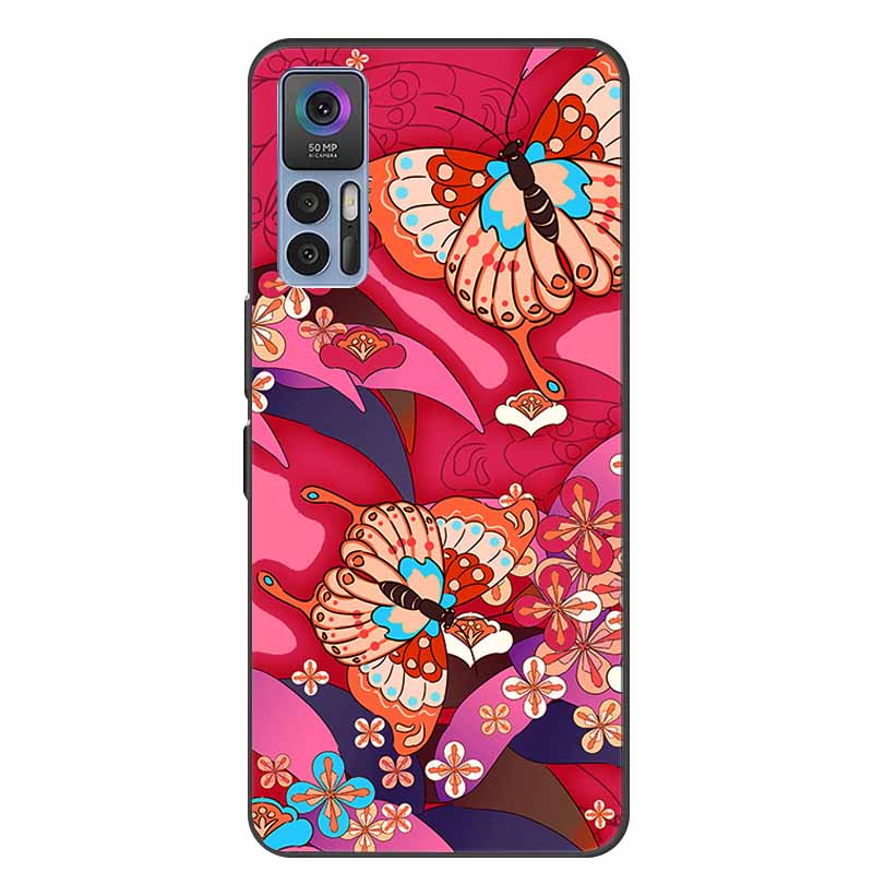 For TCL 30 Plus Case Luxury Soft Silicone Back Cover Phone Case for TCL 30 SE Coque TCL 30 5G for TCL 30+ Protector T676J Fundas
