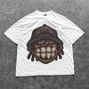 Loaded Grill Streetwear T-Shirt Trap Cartoon Tee Cropped Flex Skater Shirt