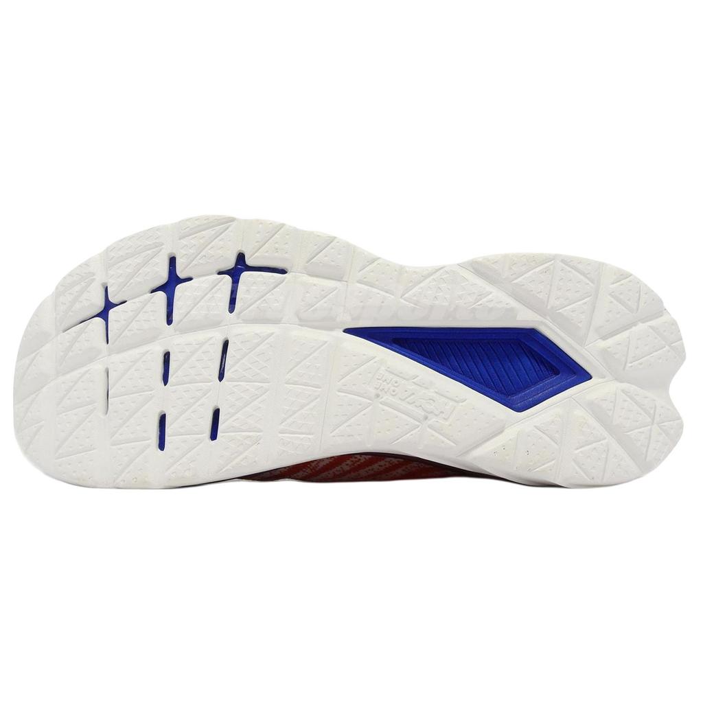 HOKA Mach 5 Wide Bianco Rosso Fuoco Scarpe da Ginnastica Donna 1136678-WFM