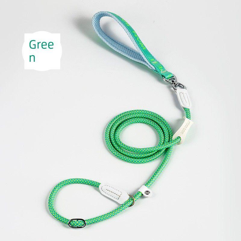 

Большая собака взрывозащищенная P веревка ручная веревка регулируемая защита от срыва ручная веревка для дрессировки собаки товары для питомцев [Anti-break/Adjustable] Dog Leash * Green