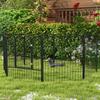 8 Panels Heavy Duty Puppy Playpen, for Small and Medium Dogs, Indoor and Outdoor Use - Black