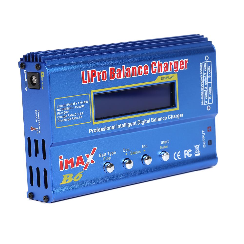 50/80W Balance Charger AC/DC Imax B6 Balance Discharger Discharge Power 5W RC Charger for Lion LiPo NiMH NiCd LiFe Pb RC Battery