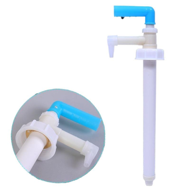 [X6O] 2Pcs Manual Oil Pump Siphon Transfer Gas Oil Corrosion Resisting Plastic Liquid Oil Pump