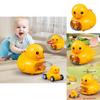 Inertia Baby Toy Car With Press And Launch Yellow Duck For Infant Play And Development