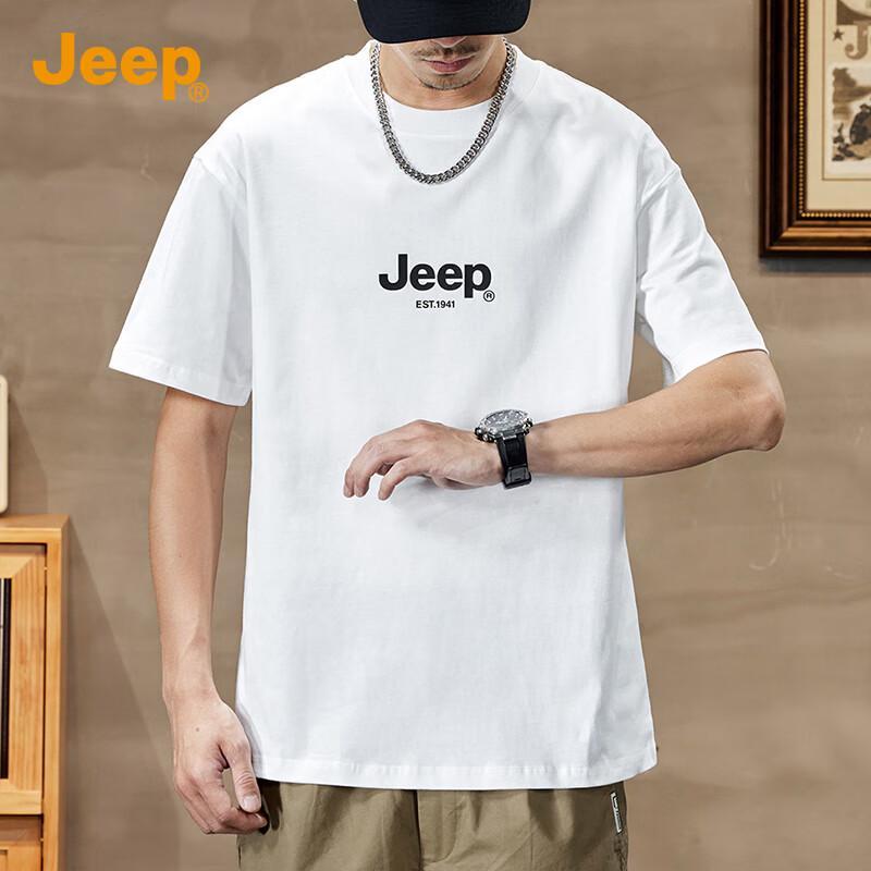 JEEP Men's 260G Cotton Drop Shoulder T-Shirt