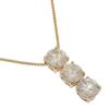 Necklace K18 Yellow Gold/diamond 2.1g Women Used