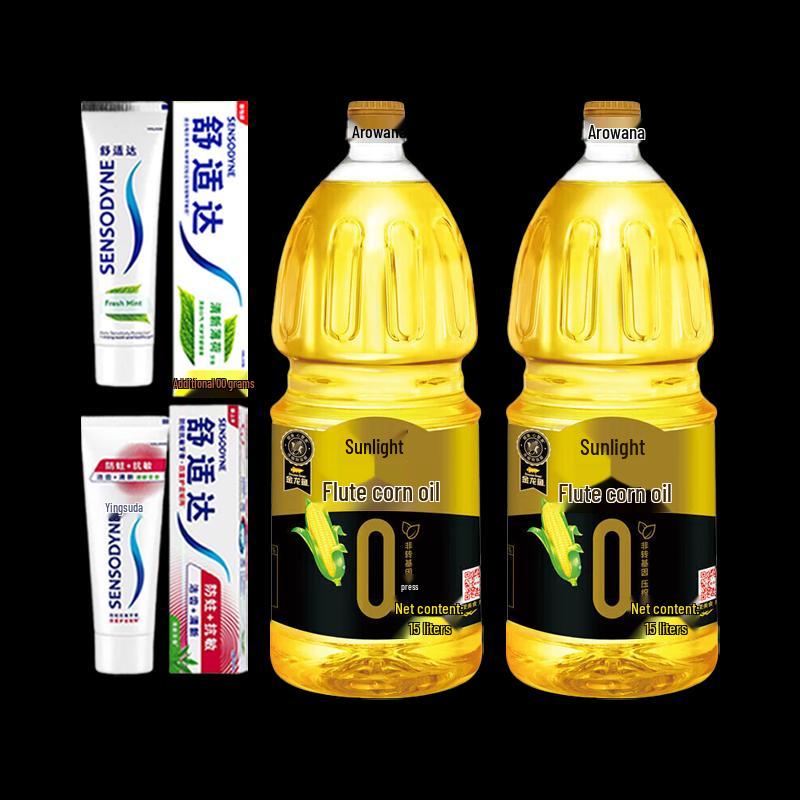 Sensodyne Toothpaste & Aromatic Corn Oil Bundle