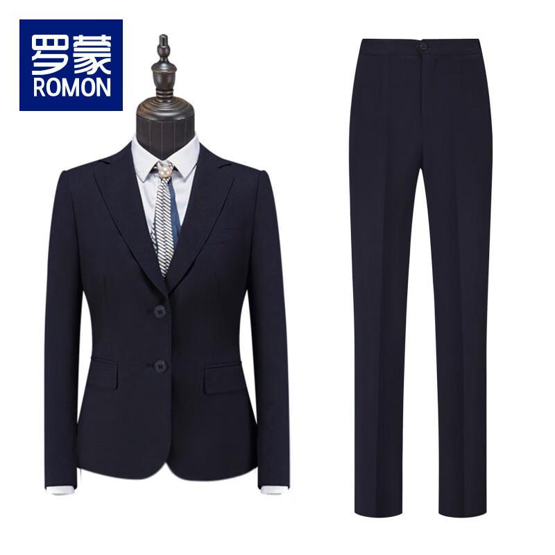 

Romon Women s Houndstooth 80% Wool Suit Set 170/100