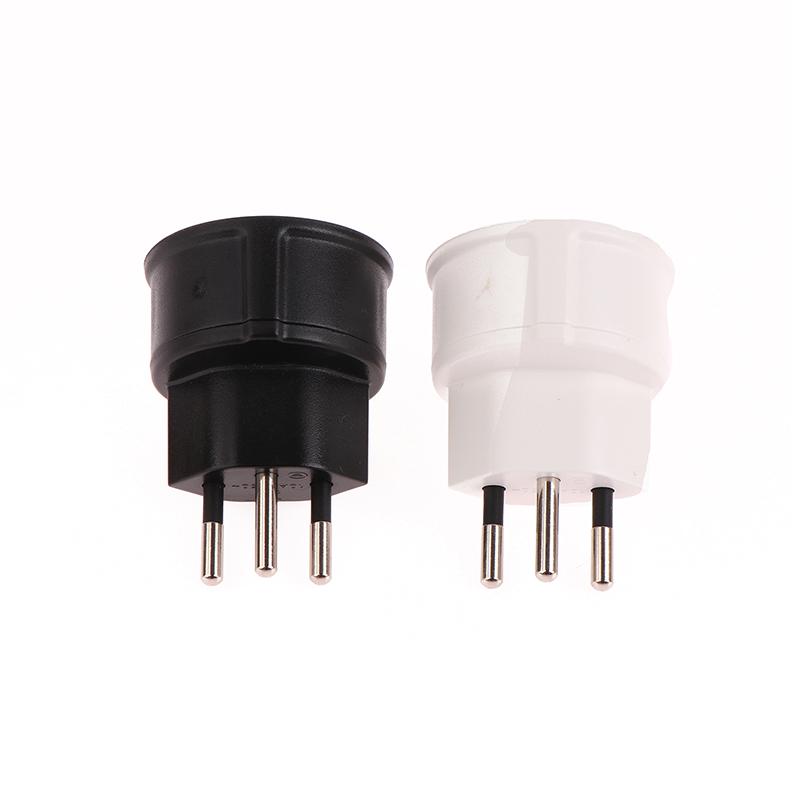 1Pc European France To Swiss Plugs Travel Adapter 3 Pin Plug 10A 250V Power Plug Eu To Switzerland Electrical Plug Socket