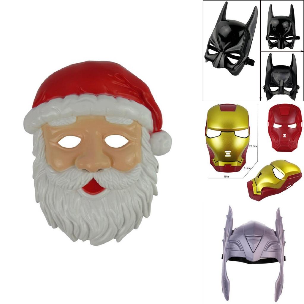 Plastic Thor Helmet Mask For Adult Unisex Halloween Masquerade Parties**