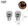 LED Bicycle Wheel Fluorescent Light Motorcycle Tire Valve Light Cover Decoration Neon Electric Car Modification Accessories