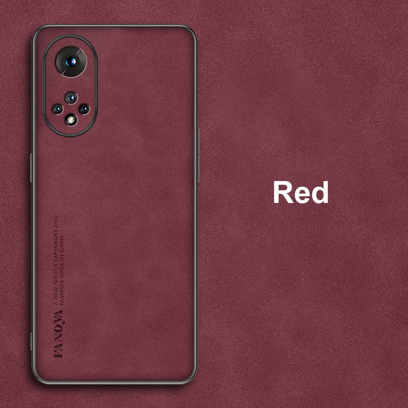 Luxury PU Leather Case For Honor 50 60 30 Pro Plus Cover Business Matte Silicone Phone Case For Huawei P30 P40 P50 Pro Nova 9 SE
