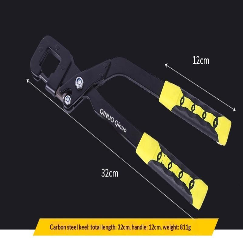 Stud Crimper Aluminum Alloy Handle Gypsum Plaster Board Drywall Tool Lightweight Keel Pliers For Fastening Metal Gadgets