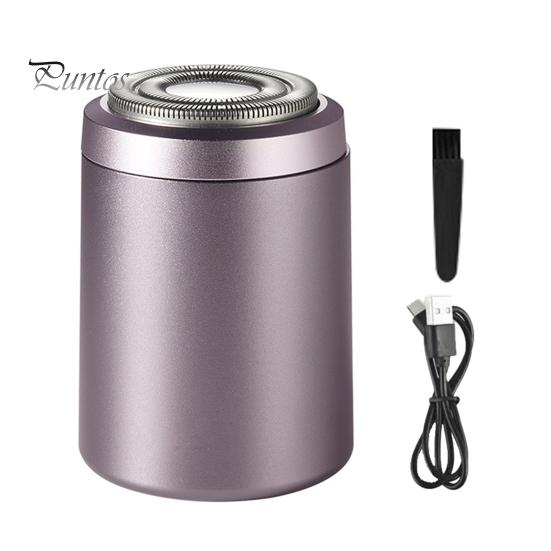 

Мини-электробритва 8000 об/мин USB перезаряжаемая водонепроницаемая дорожная бритва портативная мужская триммер для удаления волос бороды инструмент подарок отцу парню фиолетовый/серебряный