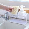 Double-layer Home Brush Kitchen Sponge Bottle Rack Draining Storage Holder Shelf