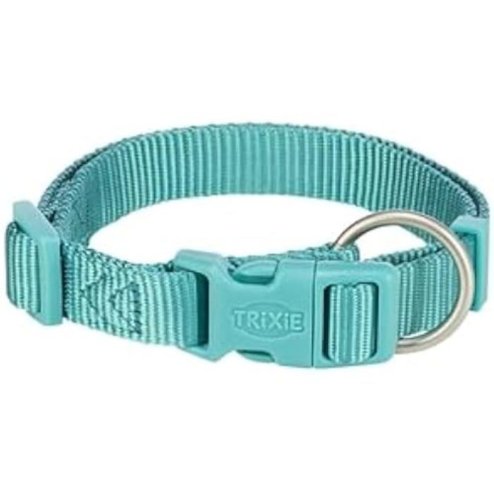 Collier Chien - TRIXIE - Premium Aqua Bleu - Confortable - Résistant - Ajustable