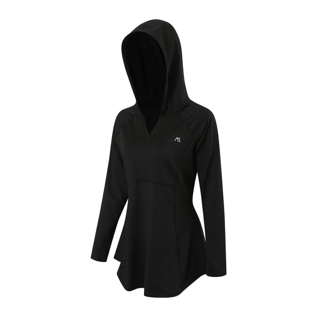 2026 Fashion Plus Size Women's Hooded Yoga & Sports Set - Long Sleeve for Spring/Autumn