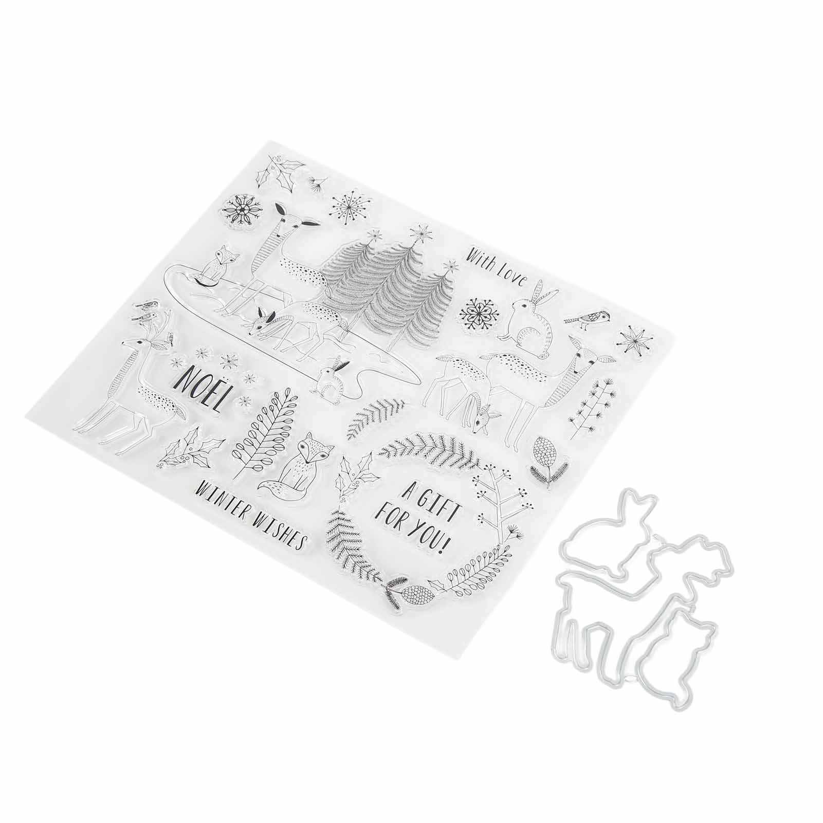 Прозрачные штампы Четкий отпечаток Переработка Использовать легко Уникальная форма Различные стили DIY Прозрачные штампы для альбомных поделок