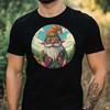 T-Shirt Herren Hippie Zwerg Motiv Baumwolle Größe XS bis 5XL