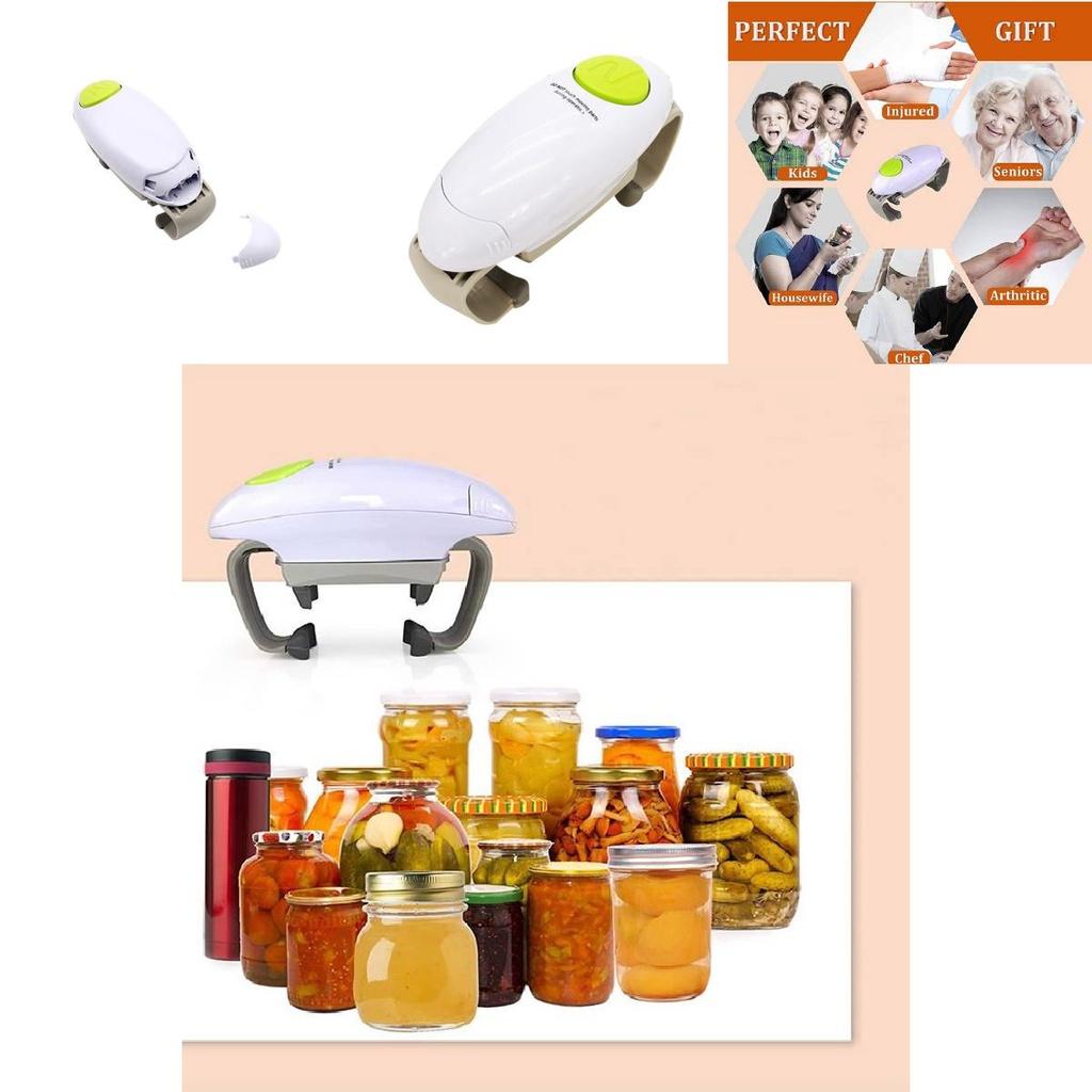 New Electric Can Opener Kitchen Gadget Glass Bottle Smart Labor Saving