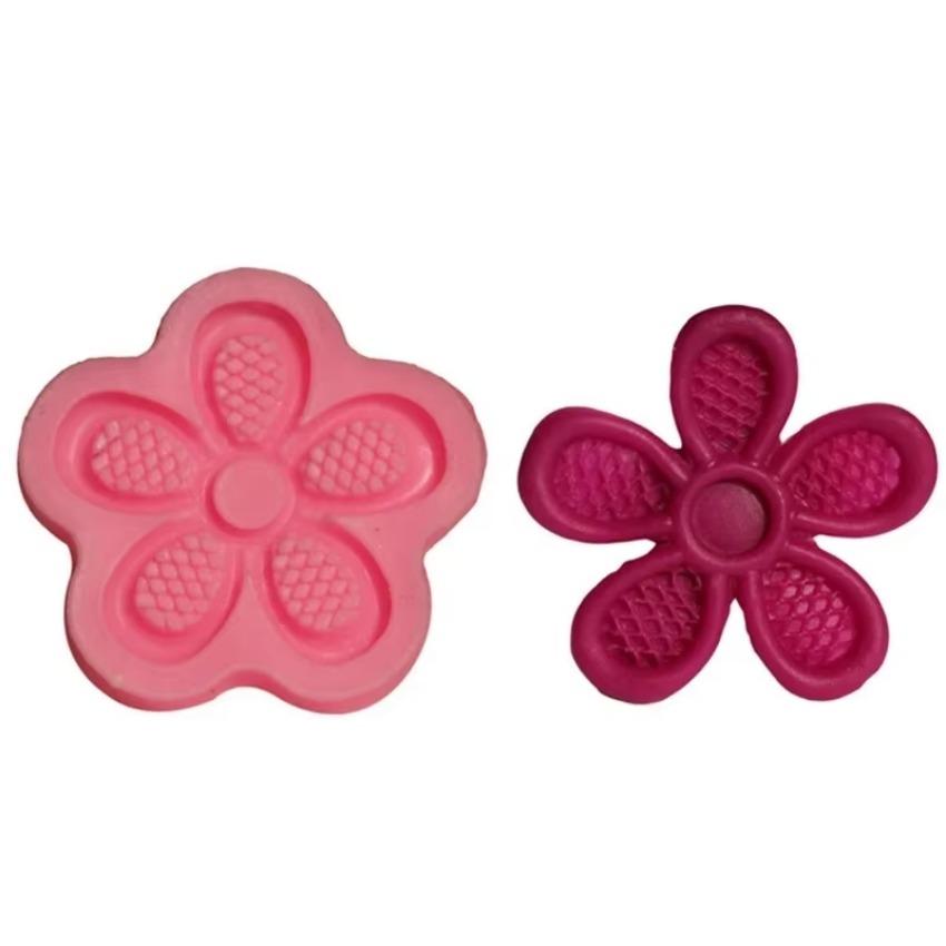 3D Flower Shape Chocolate Soap Mould Chocolate Cake Decorating Tools DIY Baking Fondant Silicone Mold Turned Sugar Cake Mold