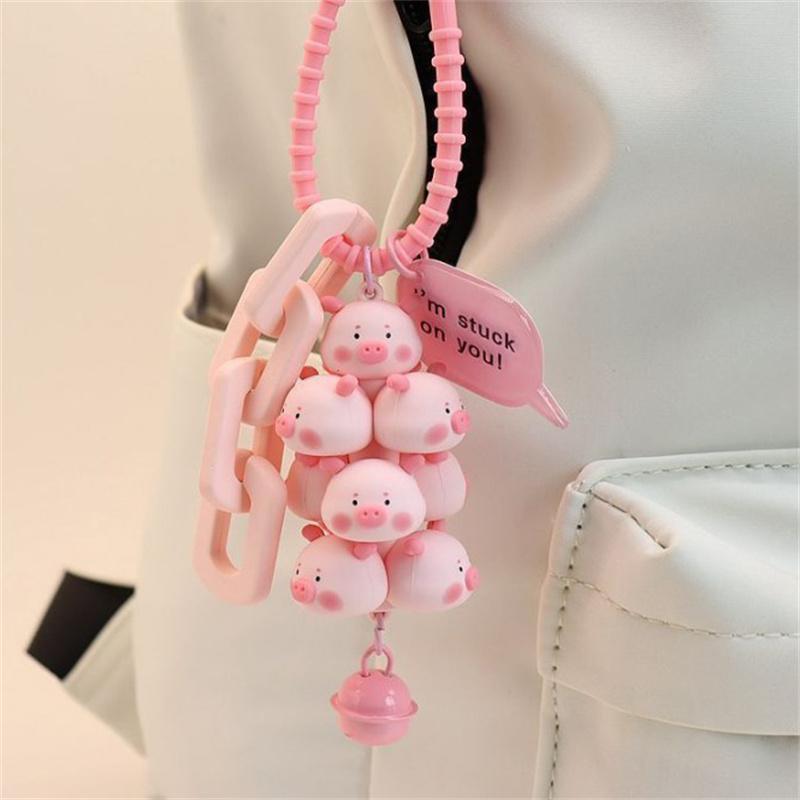 Cartoon Animal Kapibala Chick Key Chain Pvc Cute Pet Paradise Keychain Backpack Pendant Keyring For Children Women Gifts
