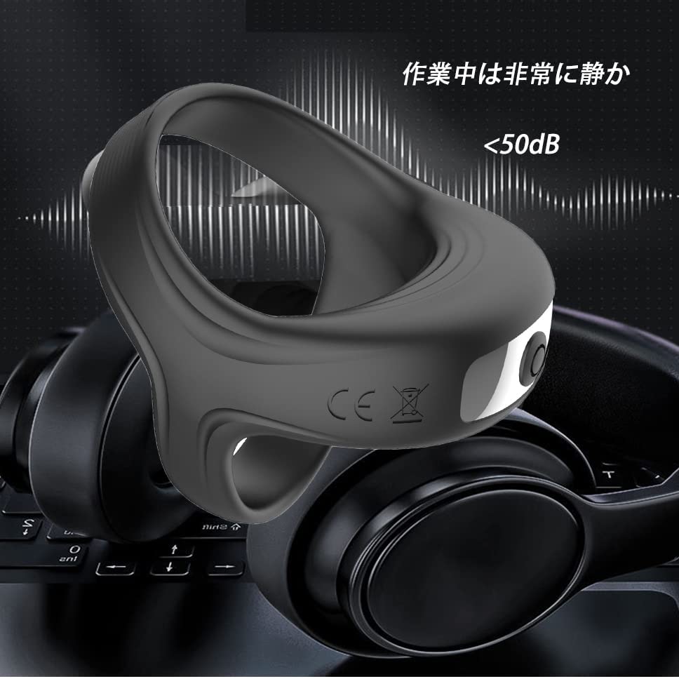 Penis Ring Electric Vibrator Cock Ring Penis Innovative Game Play Penis Ring Male Vibrator 10 Dynamic Frequency Vibration Popular Adult Goods for Men