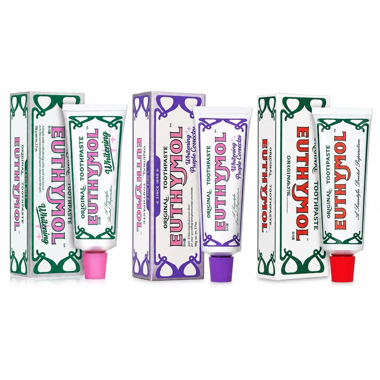 EUTHYMOL Toothpaste 106g 3 styles Whitening