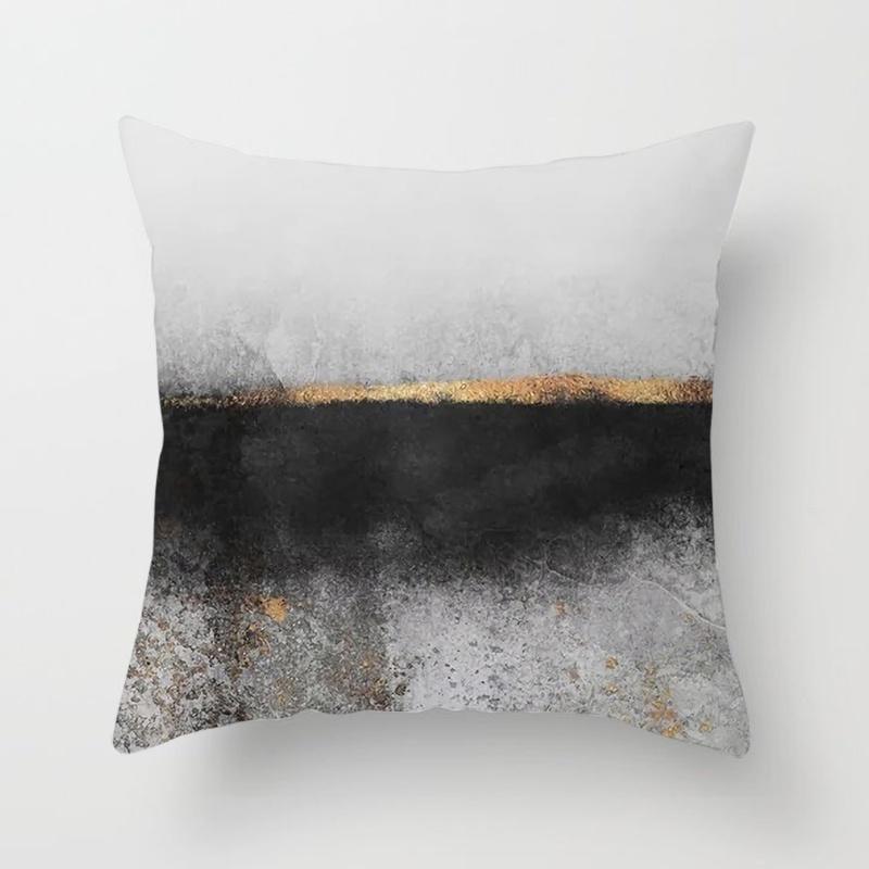 Geometric Stripe Printing Throw Pillow Gift Home Office Decoration Bedroom Sofa Car Cushion Cover