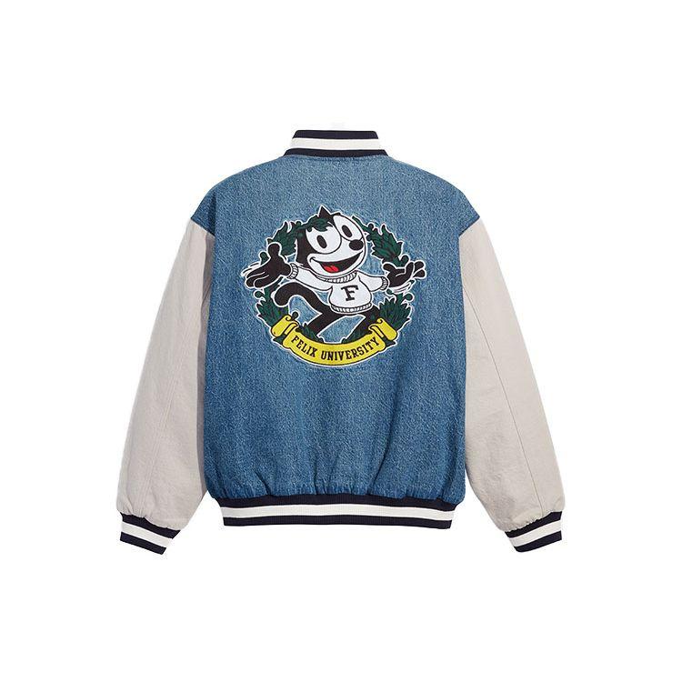 

Levis X Felix The Cat™ Двусторонняя джинсовая куртка Мужские куртки Синие A1243-0000 XS