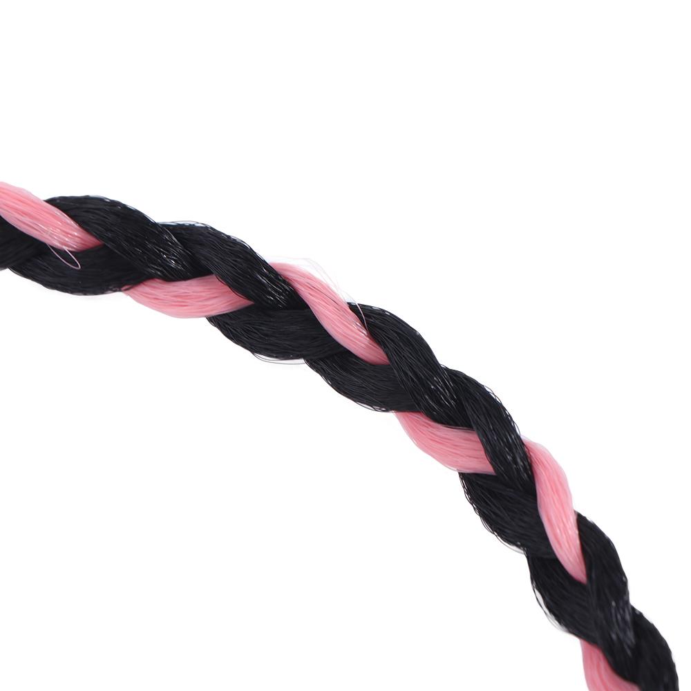 Fashion Boxing Braid Hair Pieces Clip Hanging Ear-Dye Wig Twist Braided Hair Rope Girls