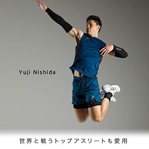 ZAMST Arch Lift Socks HA-1 Regular for Tennis and Golf (Fits Both Feet), Size M, Black, 375112