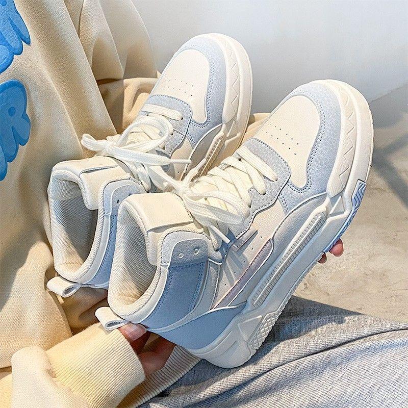 Ladies  Autumn Platform Sneakers 2025New Trend Comfortable Lace Up Vulcanize Shoe High Top Casual Shoes for Women Tenis De Mujer