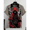 Fashion Men's Retro Evil Devil Eye Art 3D Print Casual T-Shirt Men/Women Short Sleeve O-Neck Top Oversized Tee Kid Clothing