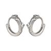 Four-pointed Star Earbud Star Earrings for Women Simple Versatile Niche Design Earrings New Trendy