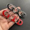 Golf 3 4 MK3 MK4 2026 Heiß Für VW VOLKSWAGEN 3D Metall GTD Buchstaben Auto Heckklappe Kofferraum Abzeichen Emblem Für Volkswagen VW Golf 7 6 5 4