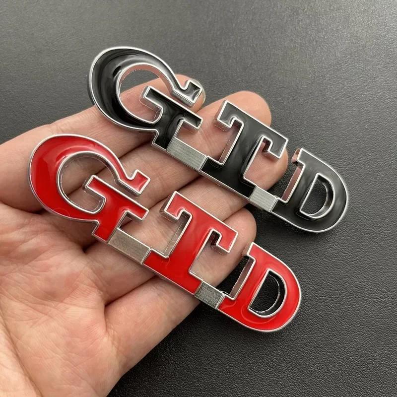Golf 3 4 MK3 MK4 2026 Heiß Für VW VOLKSWAGEN 3D Metall GTD Buchstaben Auto Heckklappe Kofferraum Abzeichen Emblem Für Volkswagen VW Golf 7 6 5 4