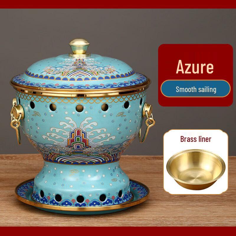 Qiwei Single-Person Pure Copper Enamel Hot Pot
